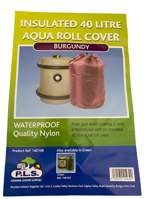 PLS - Insulated Aqua Roll Cover - 40 Litre - Burgundy - 140108