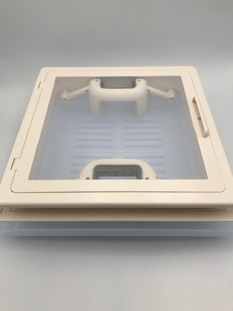 MPK - 280 X 280 Rooflight Complete with Flynet - White - 900040 - Caratech Caravan Parts