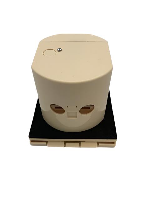 Mains Inlet - Flush Fitting - 240 VOLT - Beige - PO113