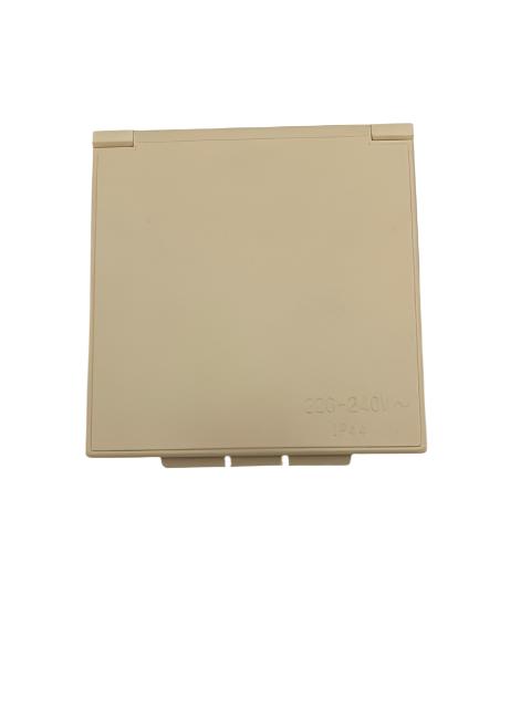 Mains Inlet - Flush Fitting - 240 VOLT - Beige - PO113