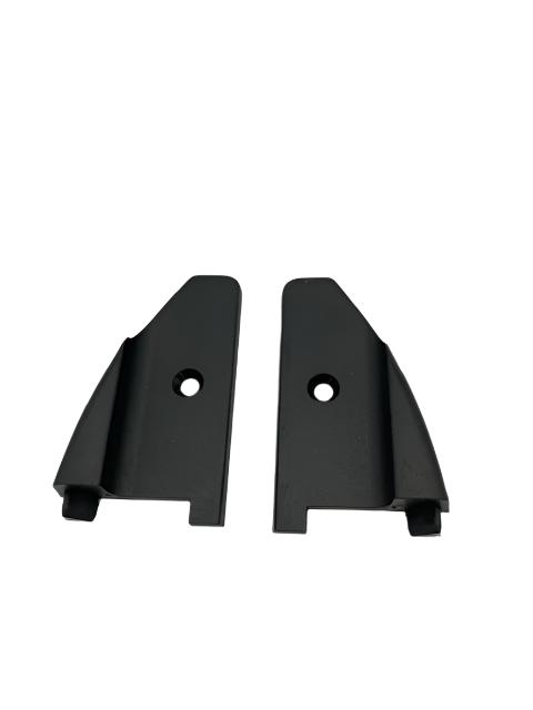 Polyplastic - Black Hinge Bar End Caps - 9058050000