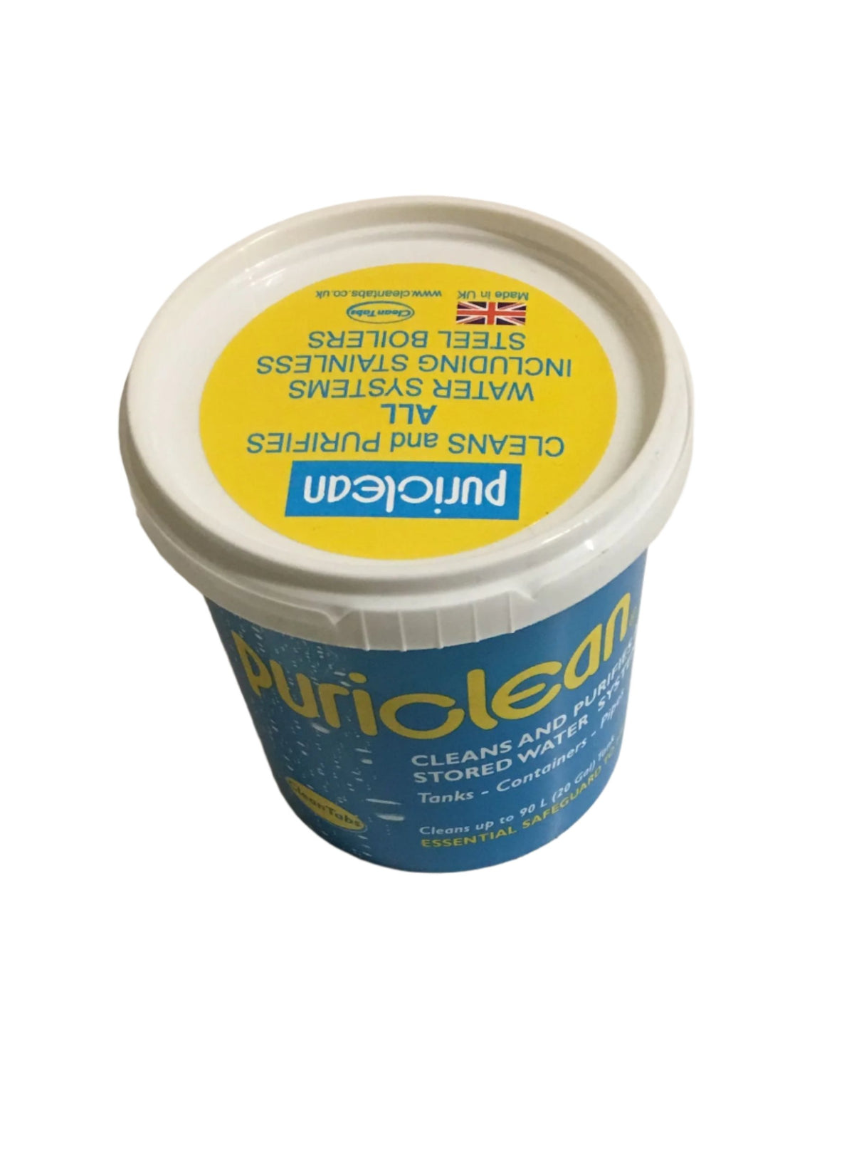 Puriclean 400 grames - Cleans and purifies all water systems - Caratech Caravan Parts