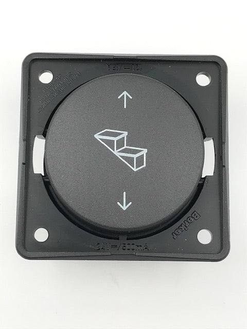 Step Switch - Round Berker Range 12v and 24v - 21237A - Caratech Caravan Parts