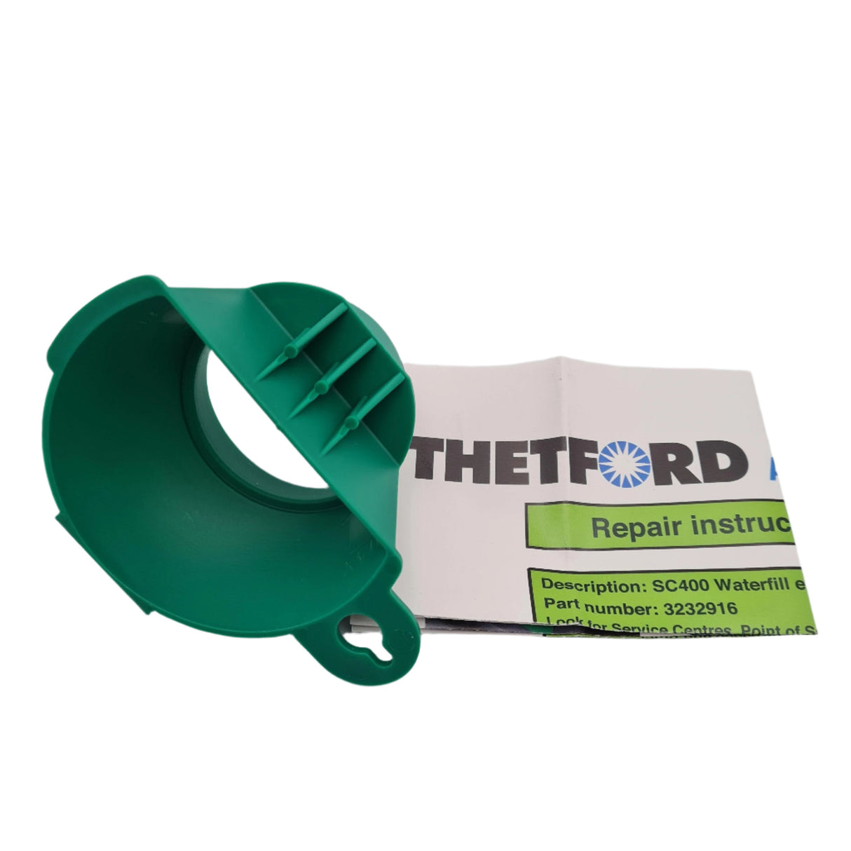 Thetford Toilet SC400 Waterfill Extension - Green – 3232916