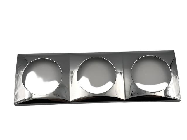 Berker Triple Frame Surround - Gloss Chrome - 21248G - Caratech Caravan Parts