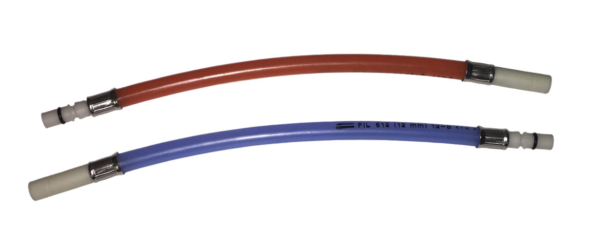 Water Tap Flexi Hot and Cold Pipe -12 mm Fit -250 mm -PAIR - 204950PR Reich