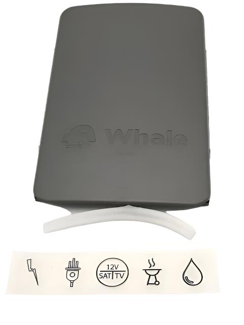 Whale Easi-Slide Socket Lid - Fits Most Easi Slide Boxes - Grey - AK1447C - Caratech Caravan Parts