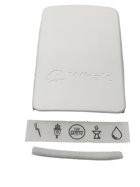 Whale Easi-Slide Socket Lid - Fits Most Easi Slide Boxes - White - AK1427C - Caratech Caravan Parts