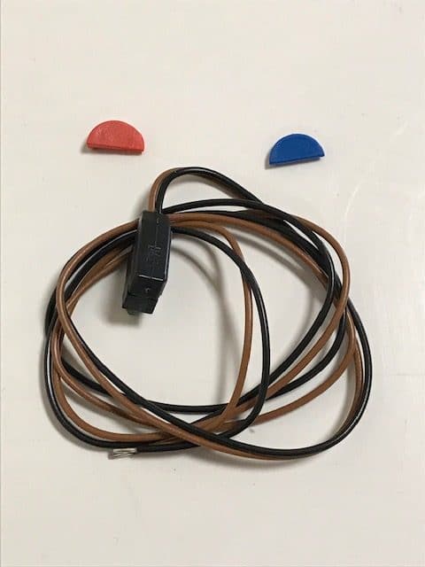 Reich Micro switch & Knob Red/Blue for Tap Twist-640-06220KB - Caratech Caravan Parts