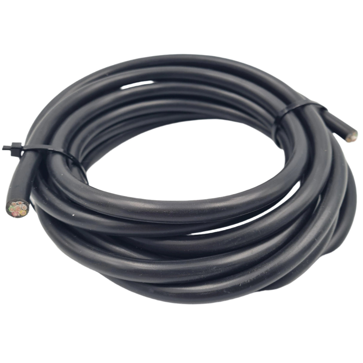 Caravan /Trailer 7 Core Towing 12N Road Light Cable - 5 Mts - Heavy Duty - Black - 12V12N7