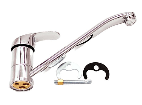Caraflo Mixer Tap - Long Spout - Chrome - 2065 L240