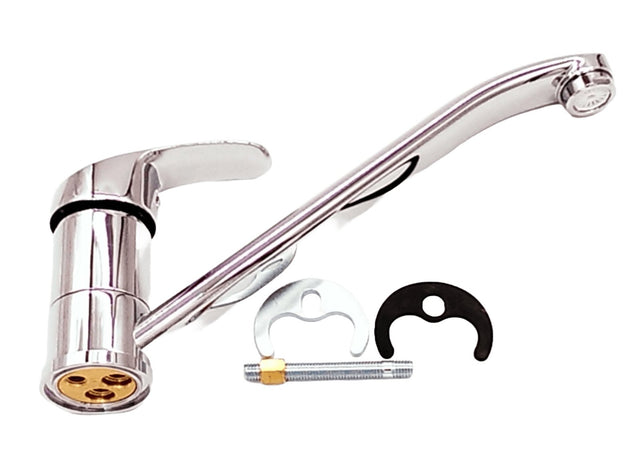 Caraflo Mixer Tap - Long Spout - Chrome - 2065 L240