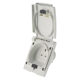 Bullfinch 13 Amp Electric External Socket - White - 6093
