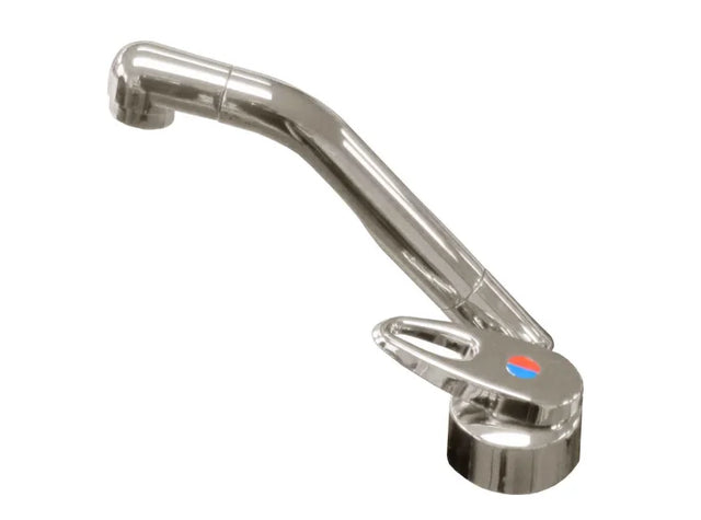Reich Samba Hot and Cold Mixer Tap 33mm Chrome Effect 12mm Tails 575-057030CSK2