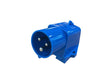 Mains Surface Mount Inlet Socket Wihtout Flap - 240 Volt / 16 Amp - PO112F