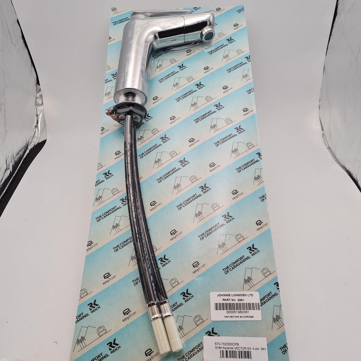 Reich Vector E5 Single Lever Mixer Tap Pushfit Tails 12mm