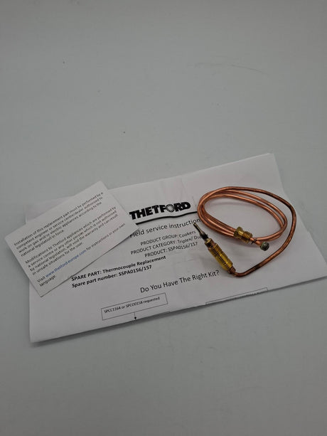 Thetford - Spinflo - Cooker/ Oven Thermocouple - 600 mm - SSPA0157