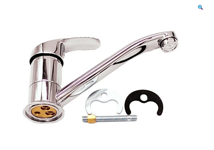 Caraflo L180 Mixer Tap - Medium Spout - Chrome - 2057