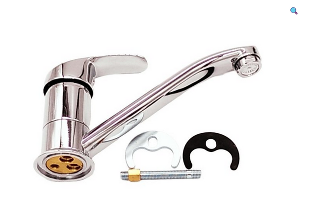 Caraflo L180 Mixer Tap - Medium Spout - Chrome - 2057