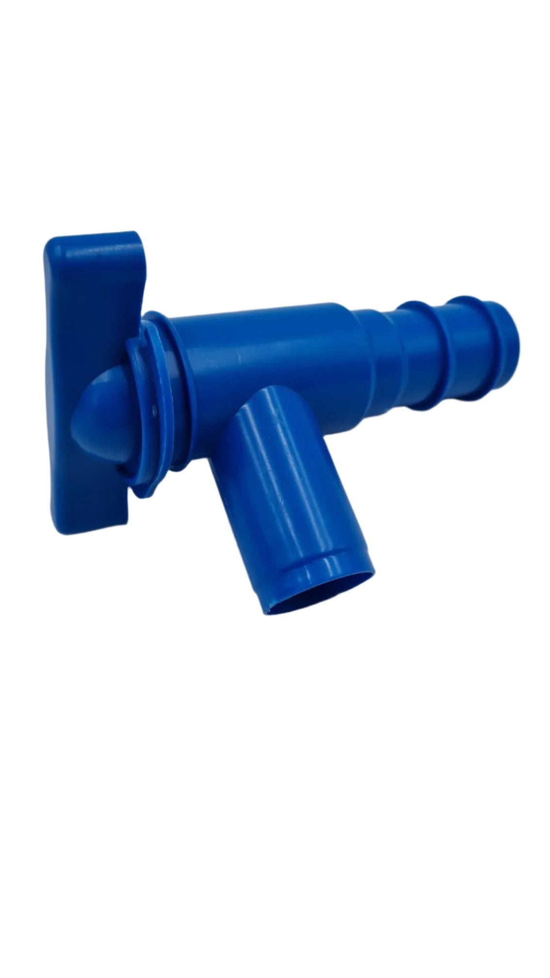 Fresh Water Drain Tap - Fits Convoluted / Flexi Pipe - Blue - 88752B