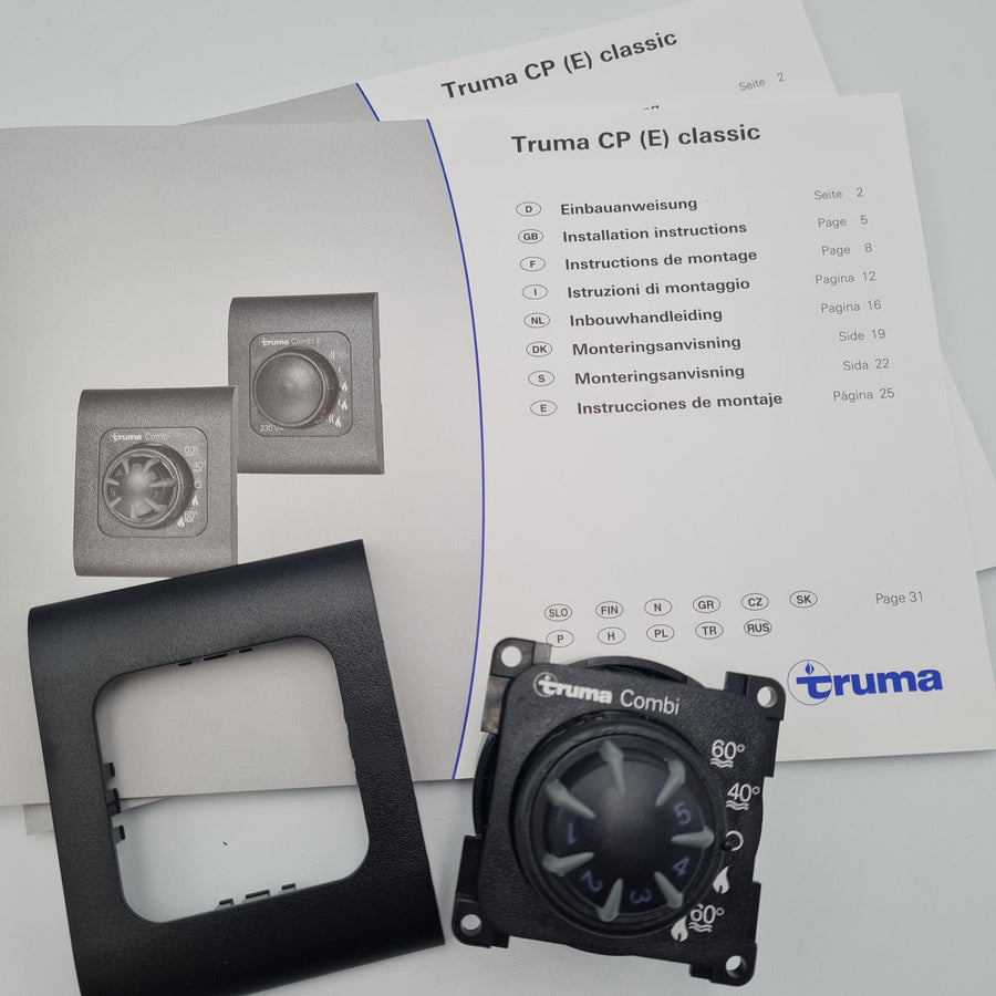 Truma Combi CP / E Classic - Control Panel - Black -36011-01 – Caratech ...