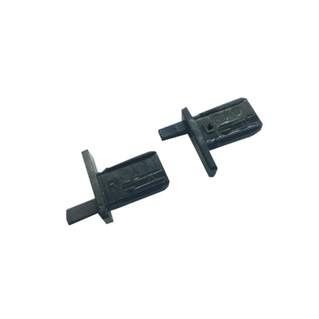 Remis Flyscreen Blind End Clips Black – 1 Pair L/H and 2 R/H