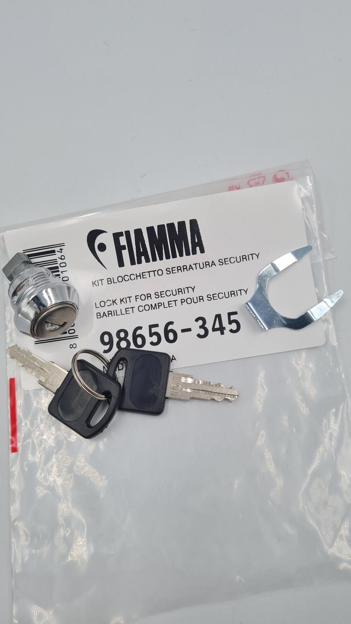 Fiamma Security Handle Lock & 2 Keys Set - 98656-345