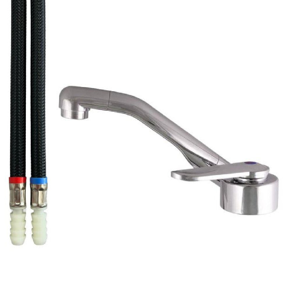 Comet Florenz Mixer Tap / Micro Switch - Chrome Effect Barbed Tails