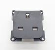 C-Line Single 13 Amp Unswitched Socket - Black - PO250