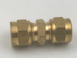 LPG Gas Straight Connector =Brass- 1/4" - 1043 - Caratech Caravan Parts