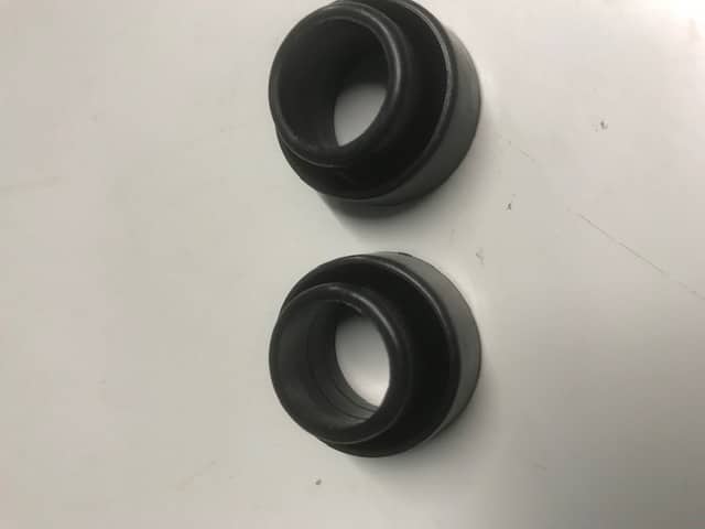 2 x Waste Hose Sealing Sleeves - 23.5mm - Black - 80501 Pennine Leisure Supplies