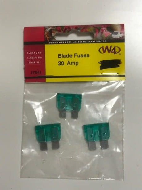 30 Amp Blade Fuse Pack of Three 37541 - Caratech Caravan Parts