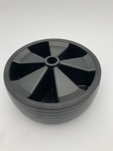 Jockey Unit Wheel - Black Plastic - 21 cm x 65 mm - BJ720 - Caratech