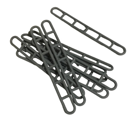 Tie-down Ladders Black, 5 Pieces Rubber Ladder Straps For Caravan Tent And Awning - Foto 1