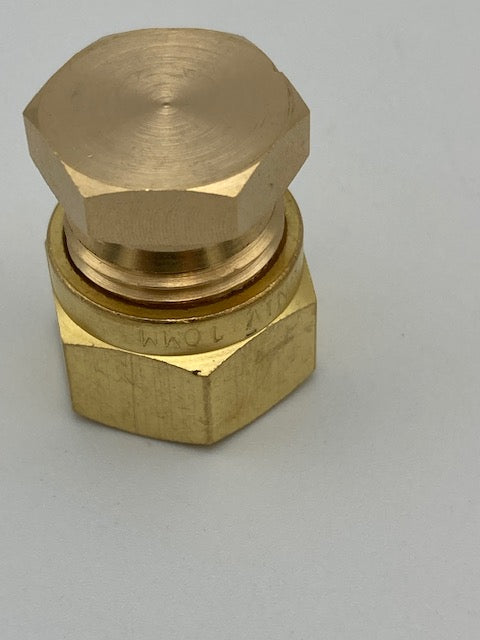 10 mm Blanking End - Brass - MSE110