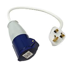 Conversion Lead Plug 240 Volt Mains UK Conversion Lead With 13 Amp... – Caratech Caravan Parts