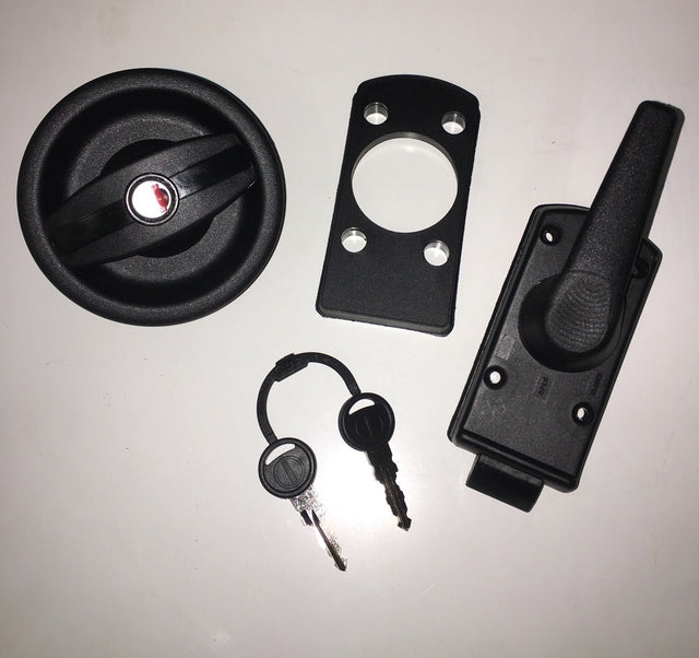 Vecam Door Lock Complete  2 Keys – Left Hand - PO391 - Caratech Caravan Parts