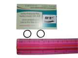 2 X Whale Watermaster 'O' rings - Inlet Socket - AK3031