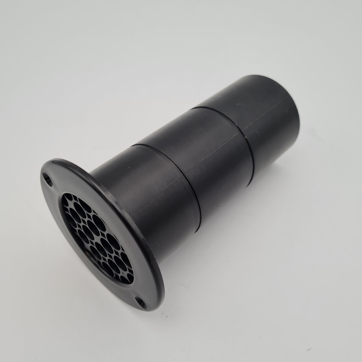 Grille d'aération au sol / Chute de gaz - Longueur 120 mm - Noir - 870932