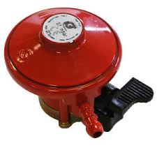 LPG Gas Propane Regulator- 27mm- Clip-On- 37mbar- BBQ / PATIO - Caratech Caravan Parts
