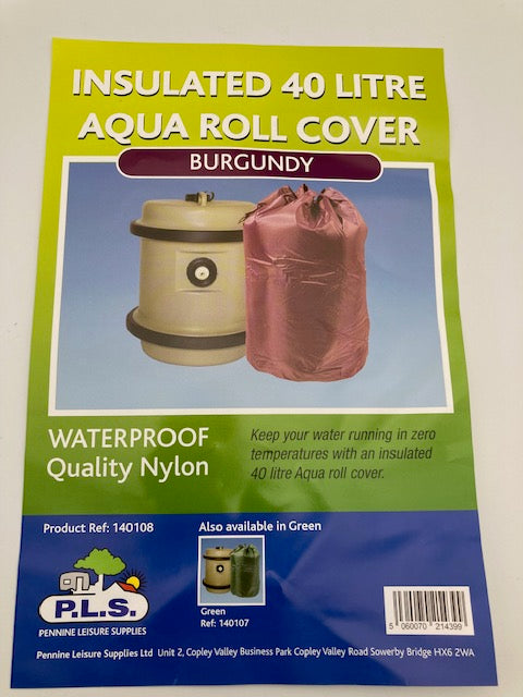PLS - Insulated Aqua Roll Cover - 40 Litre - Burgundy - 140108