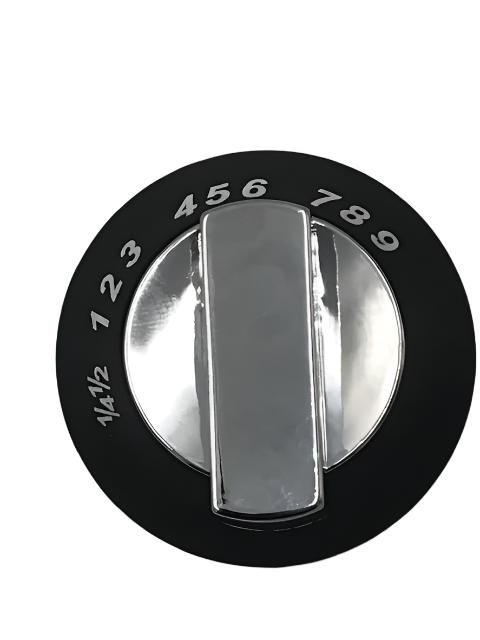 Thetford / Spinflo - Gas Thermostat Knob - Chrome - SSPA0209 - 0902B - Caratech Caravan Parts