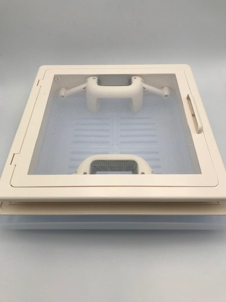 MPK - 280 X 280 Rooflight Complete  with Flynet - White - 900040 - Caratech Caravan Parts