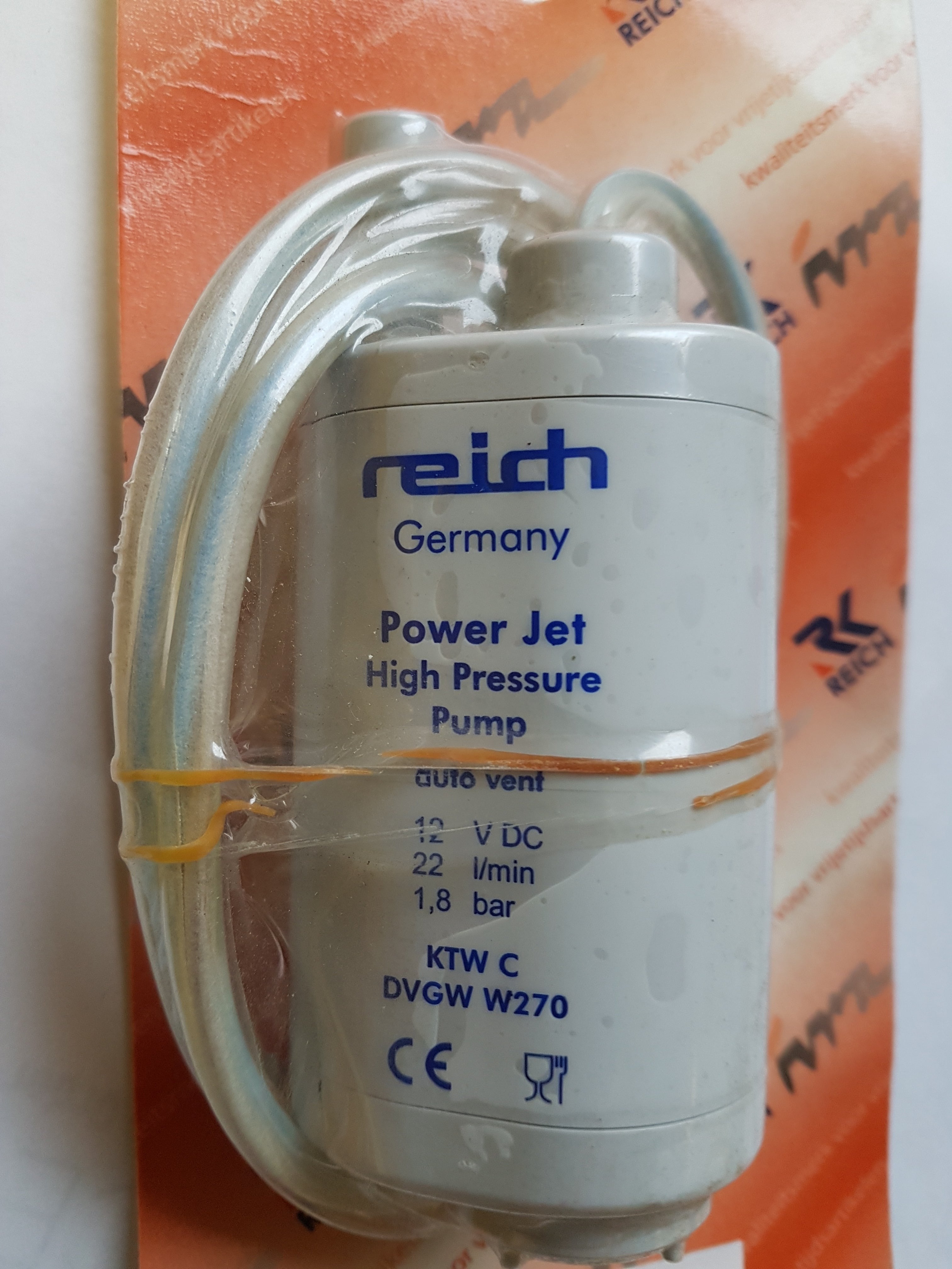 Reich Powerjet 22L Submersible Water Pump For Caravans & Motorhomes – Model N626