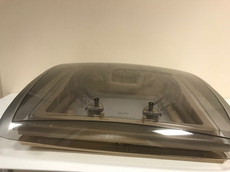 MPK Clear Dome Rooflight - Beige - 400 x 400 - With Flynet - 900150 - Caratech Caravan Parts