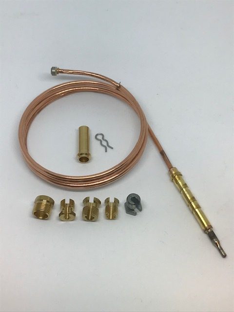 Universal Gas Thermocouple and Fitting Kit -1200 mm - 0467 - Caratech Caravan Parts