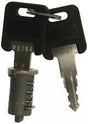 WD Door Lock Barrel and Keys - Short- 27 mm - W4 51200 - Caratech Caravan Parts