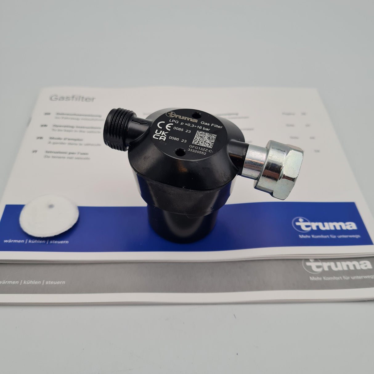 Truma LP Gas Filter - Single Unit (NEW STYLE) - 50603-01 - Truma - Caratech  Caravan Parts